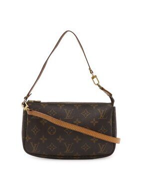 Louis Vuitton Monogram Pochette Pouch Handbag Party 2-Way